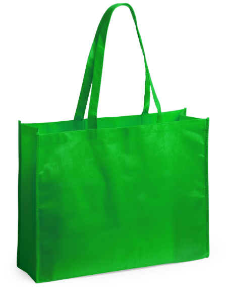 Bolsa de non-woven Watford 80g/m2 asas largas y fuelle varios colores PERSONALIZABLE