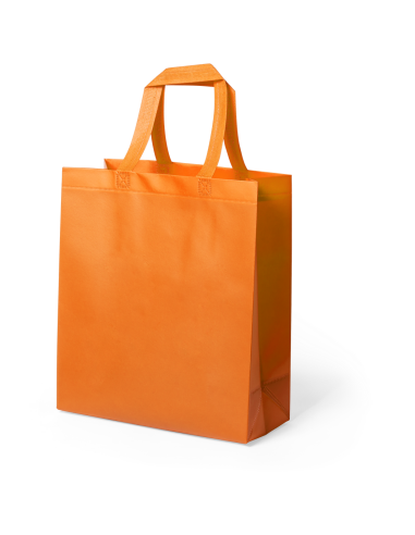 Bolsa Gwangju de non-woven 110g/m2 asas cortas y fuelle varios colores muy resistente PERSONALIZABLE