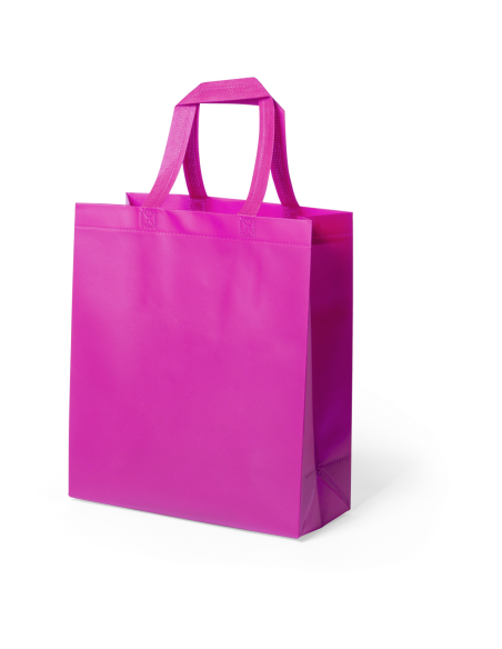 Bolsa Gwangju de non-woven 110g/m2 asas cortas y fuelle varios colores muy resistente PERSONALIZABLE