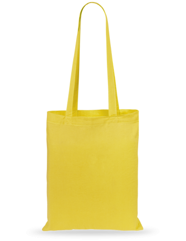 Bolsa de tela Camerún algodón 140g/m2 asas largas colores PERSONALIZABLE