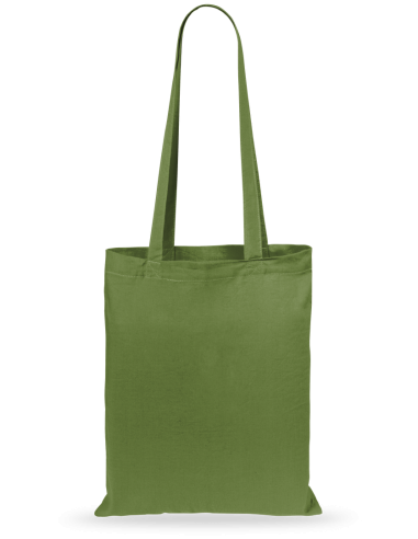 Bolsa de tela Camerún algodón 140g/m2 asas largas colores PERSONALIZABLE