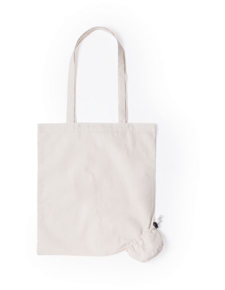 Bolsa de tela Osaka plegable algodón 105g/m2 natur PERSONALIZABLE