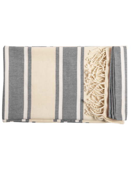Pareo toalla de playa Valletta de algodón orgánico 110g/m2 PERSONALIZABLE