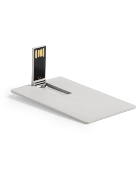 Memoria USB de caña de trigo Oberhausen en forma de tarjeta 16GB PERSONALIZABLE
