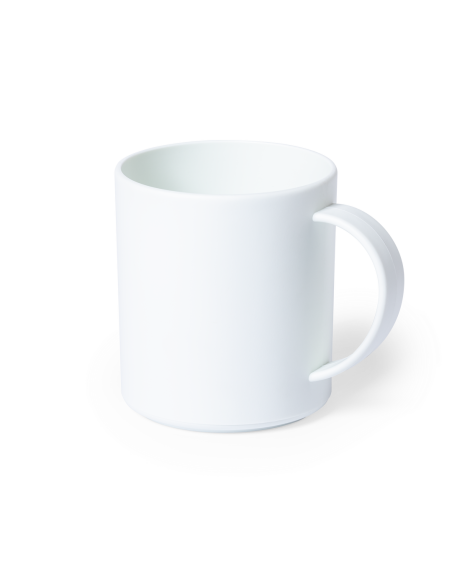 Taza de PLA biodegradable Marruecos sin BPA reutilizable 350ml PERSONALIZABLE