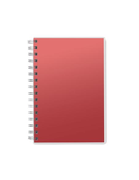 Libreta espiral A5 con cubierta de RPET Srinagar PERSONALIZABLE
