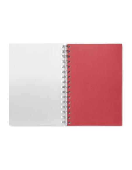 Libreta espiral A5 con cubierta de RPET Srinagar PERSONALIZABLE