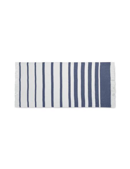 Toalla de playa SEAQUAL® algodón y poliéster reciclado 300g/m2 PERSONALIZABLE
