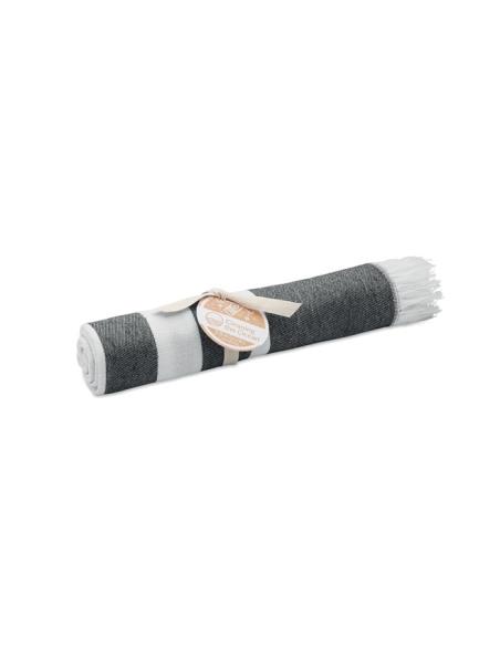 Toalla de playa SEAQUAL® algodón y poliéster reciclado 300g/m2 PERSONALIZABLE