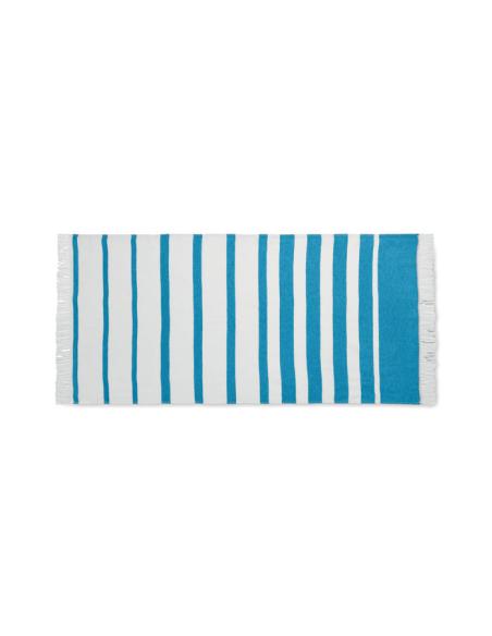 Toalla de playa SEAQUAL® algodón y poliéster reciclado 300g/m2 PERSONALIZABLE