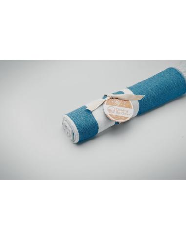 Toalla de playa SEAQUAL® algodón y poliéster reciclado 300g/m2 PERSONALIZABLE