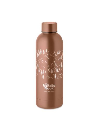 Botella agua de acero inoxidable reciclado Nin de doble capa sin BPA 500ml PERSONALIZABLE