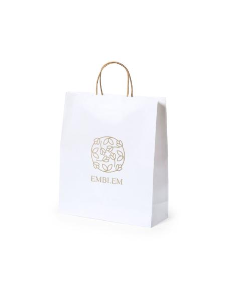 Bolsa de papel reciclado grande Castellón 100g/m2 PERSONALIZABLE