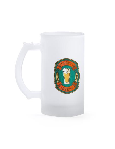 Jarra de cristal para cerveza Arafo especial sublimación 500ml PERSONALIZABLE