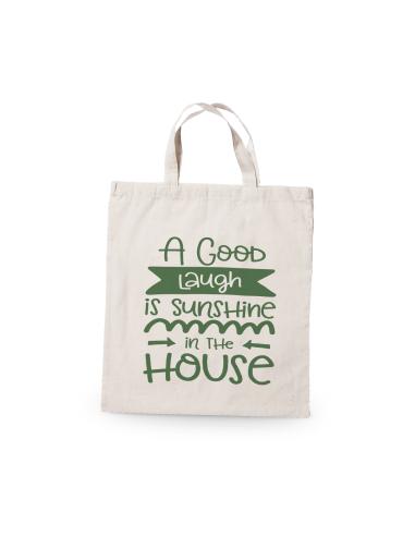 Bolsa de tela Istanbul algodón 105g/m2 natur asas cortas PERSONALIZABLE