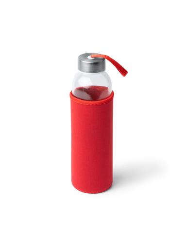 Botella de cristal Tirajana con funda de neopreno sin BPA 500ml PERSONALIZABLE