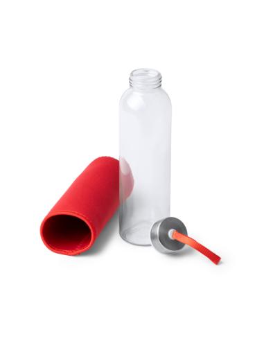 Botella de cristal Tirajana con funda de neopreno sin BPA 500ml PERSONALIZABLE