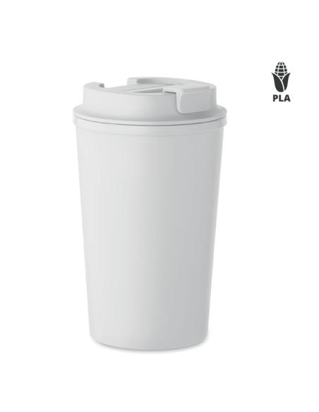 Vaso térmico de PLA Mumbai de doble capa 350ml PERSONALIZABLE
