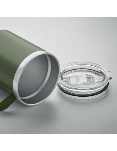 Vaso térmico de acero inoxidable reciclado Graz de doble capa 300ml PERSONALIZABLE