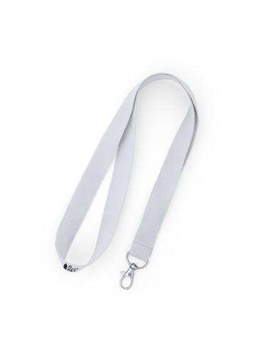 Lanyard de RPET Valsequillo con mosquetón metálico PERSONALIZABLE