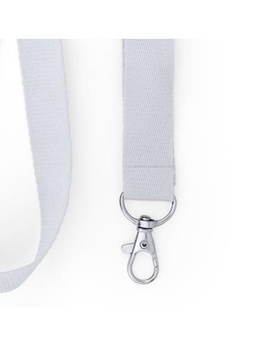 Lanyard de RPET Valsequillo con mosquetón metálico PERSONALIZABLE