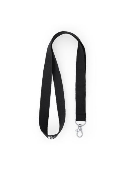 Lanyard de RPET Valsequillo con mosquetón metálico PERSONALIZABLE