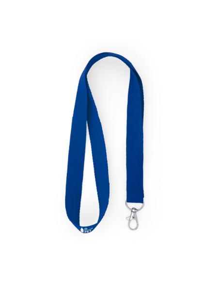 Lanyard de RPET Valsequillo con mosquetón metálico PERSONALIZABLE