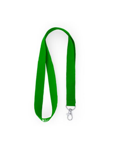 Lanyard de RPET Valsequillo con mosquetón metálico PERSONALIZABLE