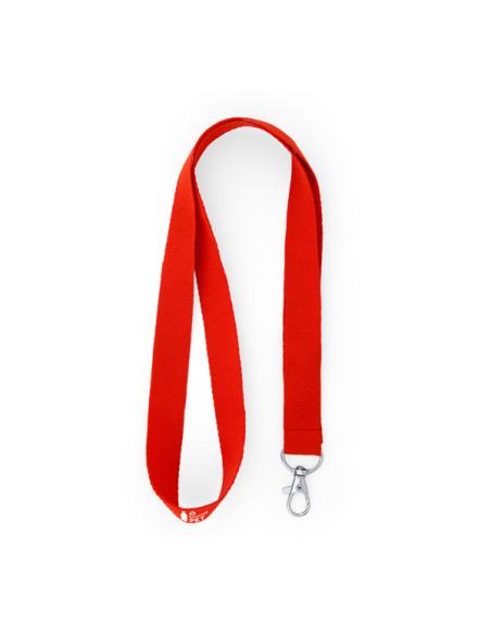 Lanyard de RPET Valsequillo con mosquetón metálico PERSONALIZABLE