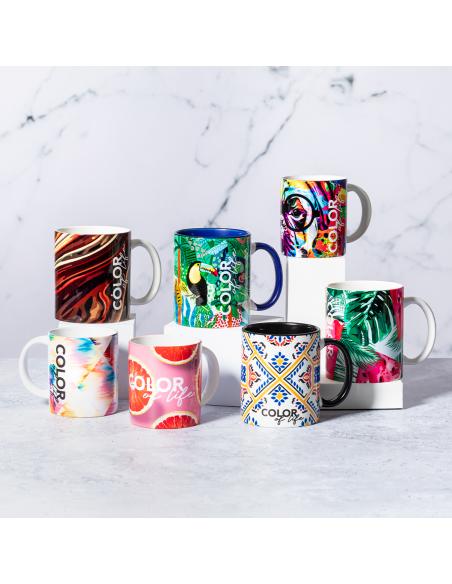 Taza cerámica Praia especial sublimación 350ml PERSONALIZABLE