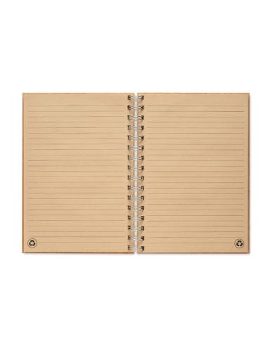 Libreta A5 de bambú anillas