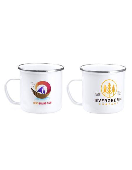 Taza metálica Santa Brígida especial sublimación 380ml PERSONALIZABLE