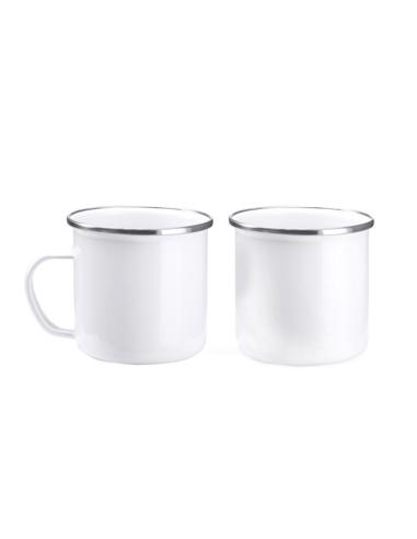 Taza metálica Santa Brígida especial sublimación 380ml PERSONALIZABLE