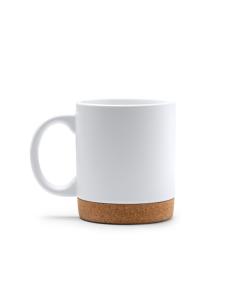 Taza cerámica Palm-mar con base de corcho 320ml PERSONALIZABLE
