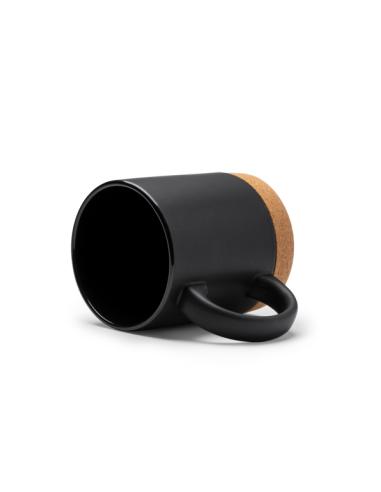 Taza cerámica Palm-mar con base de corcho 320ml PERSONALIZABLE
