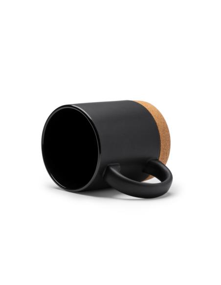 Taza cerámica Palm-mar con base de corcho 320ml PERSONALIZABLE