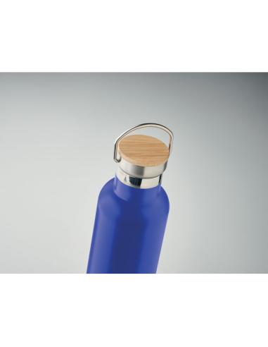 Botella agua de acero inoxidable Gera doble capa sin BPA 750ml PERSONALIZABLE