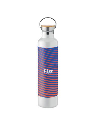 Botella agua de acero inoxidable Exeter doble capa sin BPA 1 litro PERSONALIZABLE