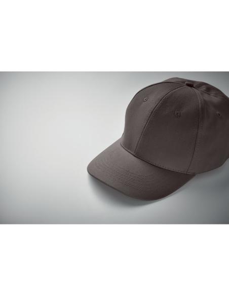 Gorra de algodón 160g/m2 Krakow adulto colores cierre velcro PERSONALIZABLE