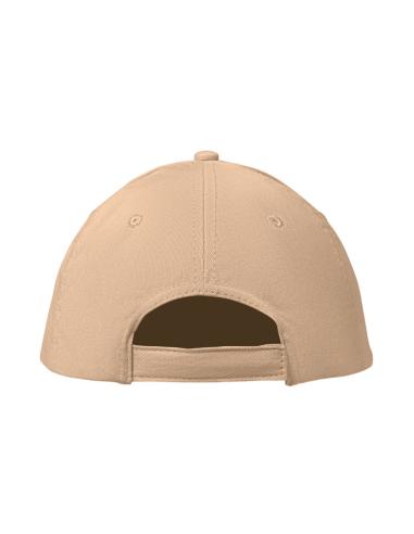 Gorra de algodón 160g/m2 Krakow adulto colores cierre velcro PERSONALIZABLE