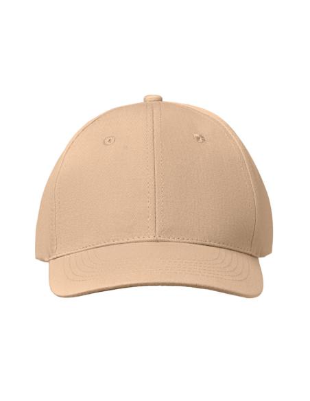 Gorra de algodón 160g/m2 Krakow adulto colores cierre velcro PERSONALIZABLE