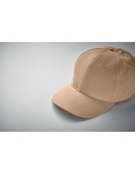 Gorra de algodón 160g/m2 Krakow adulto colores cierre velcro PERSONALIZABLE