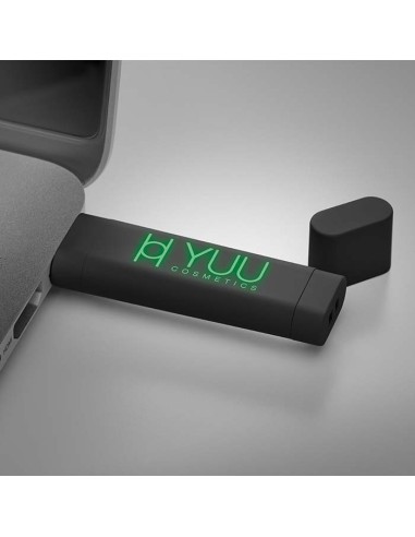Memoria USB de ABS Antalya iluminada PERSONALIZABLE
