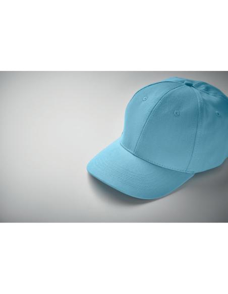 Gorra de algodón 160g/m2 Krakow adulto colores cierre velcro PERSONALIZABLE