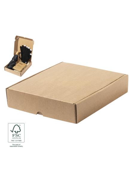 Caja presentación Talavera de cartón reciclado grande PERSONALIZABLE