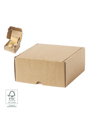 Caja presentación Vigo de cartón reciclado pequeña PERSONALIZABLE
