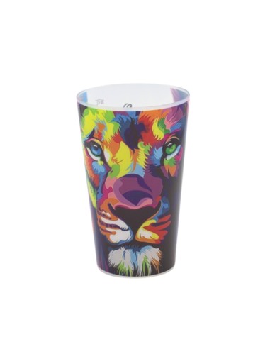 Vaso de PP reutilizable rígido Summerfest full color 330ml PERSONALIZABLE