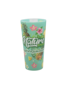 Vaso de PP reutilizable rígido Beer full color 500ml PERSONALIZABLE