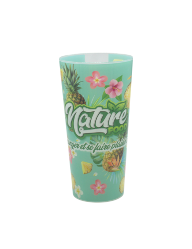 Vaso de PP reutilizable rígido Beer full color 500ml PERSONALIZABLE