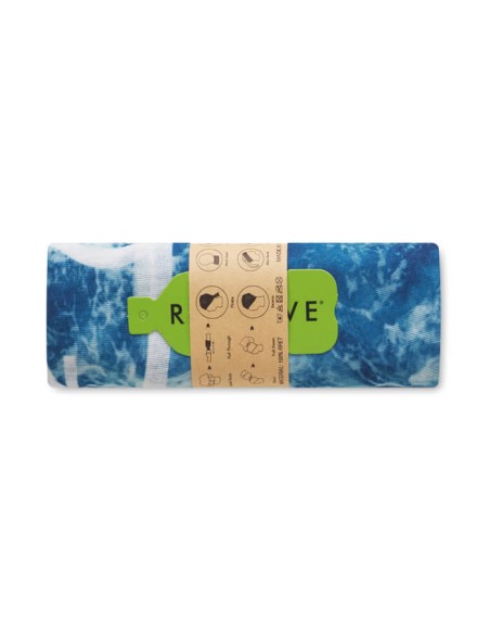 Braga de cuello de RPET Atherton REPREVE con impresión en toda la superficie PERSONALIZABLE